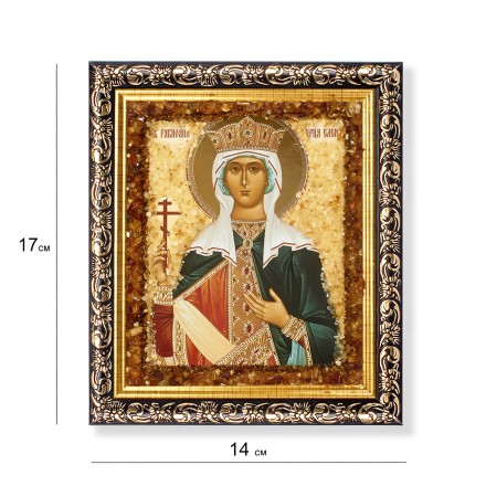 Икона &quot;св.Елена&quot; с Янтарем купить
